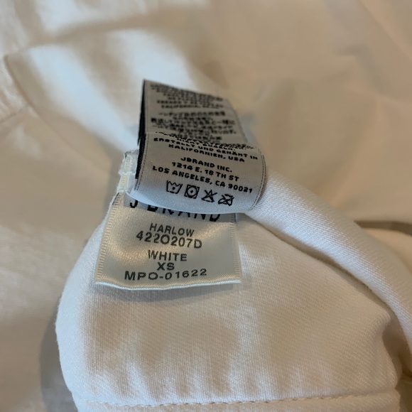 Brand "Harlow" white shrunken denim jacket. Size XS - Picture 7 of 7